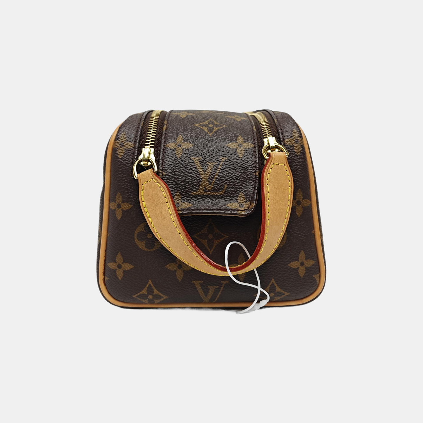 DOPP Monogram Coated Canvas Brown