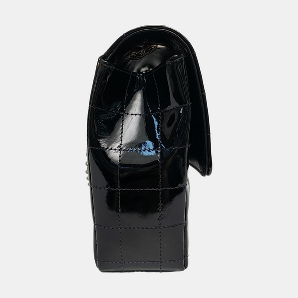 Authenticated pre-owned  2.55 Quilted Patent Leather Black - Shoulder Bag at Looply