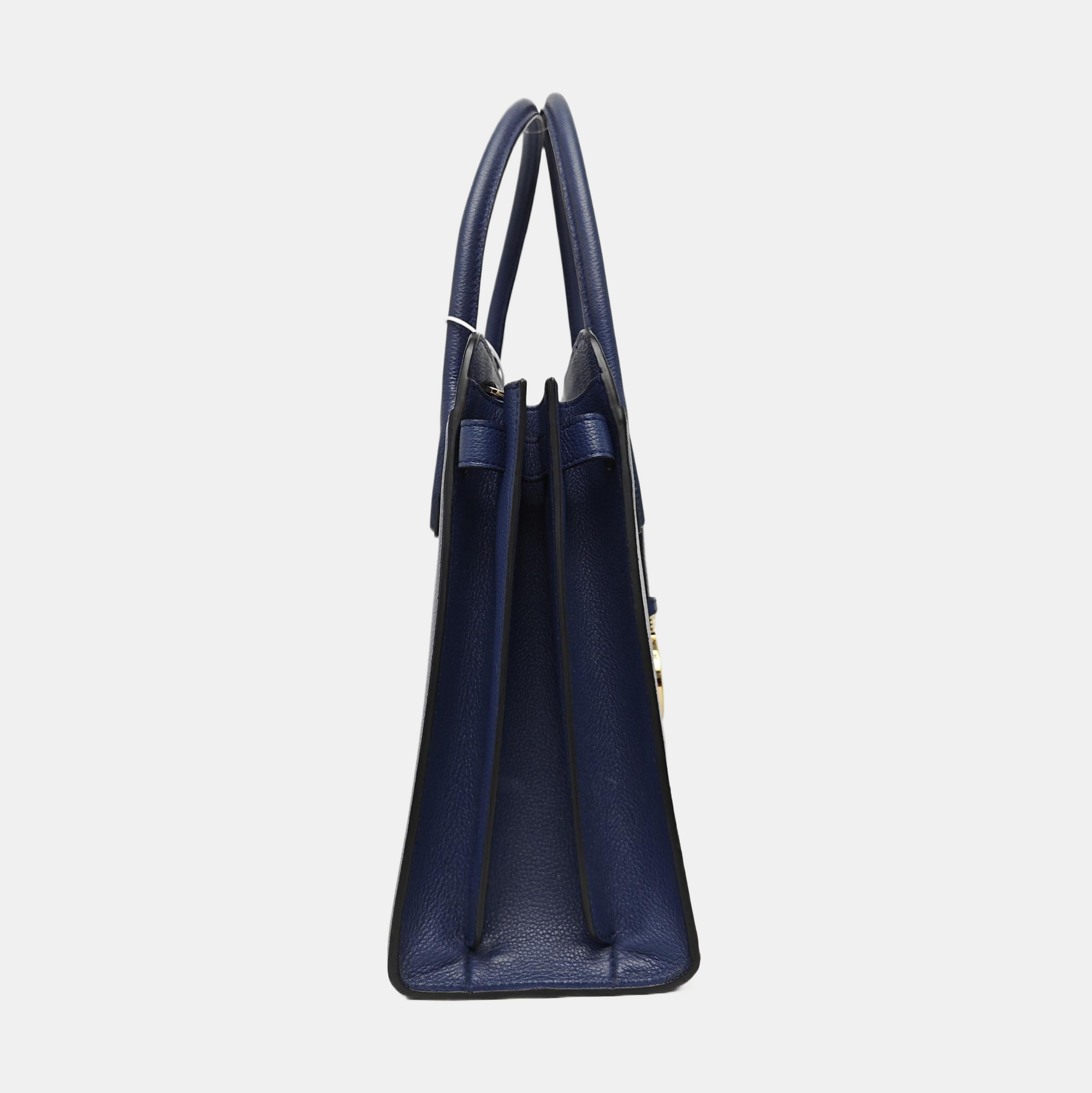 Calfskin Shoulder Bag Blue