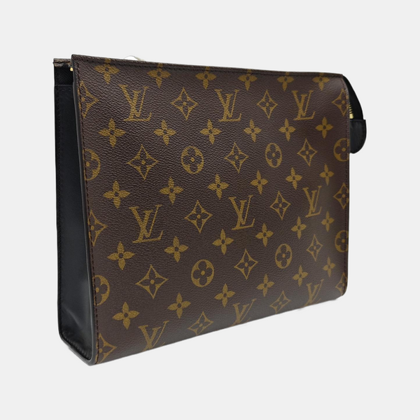 TOILET POCKET 26 Monogram Coated Canvas Brown