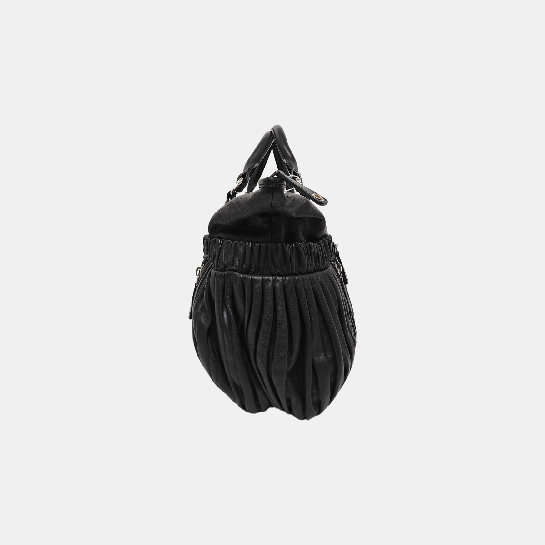 Large Leather Black