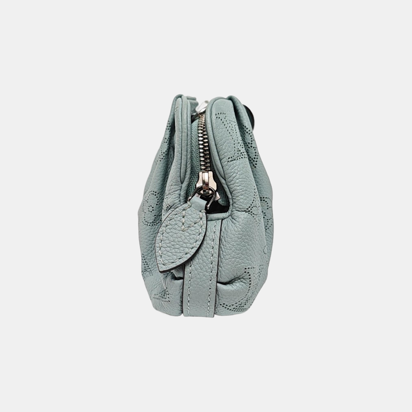 SCALA Mini Monogram Calfskin Blue