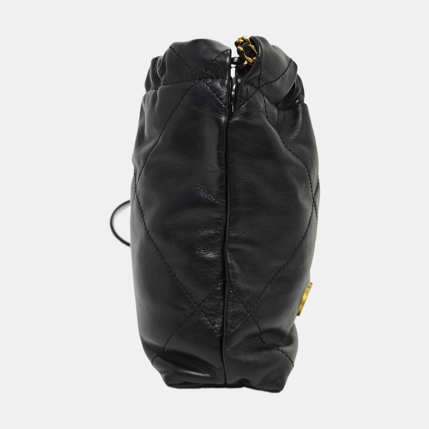CHANEL 22 Mini Quilted Calfskin Black
