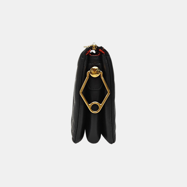 COUSSIN BB Monogram Lambskin Black