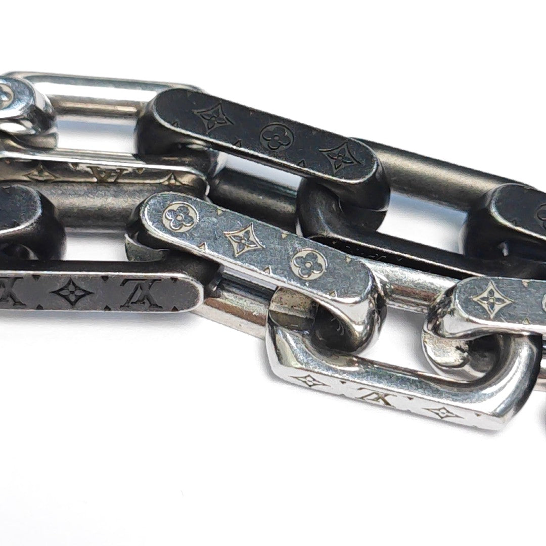 MONOGRAM CHAIN Metal Silver Bracelet