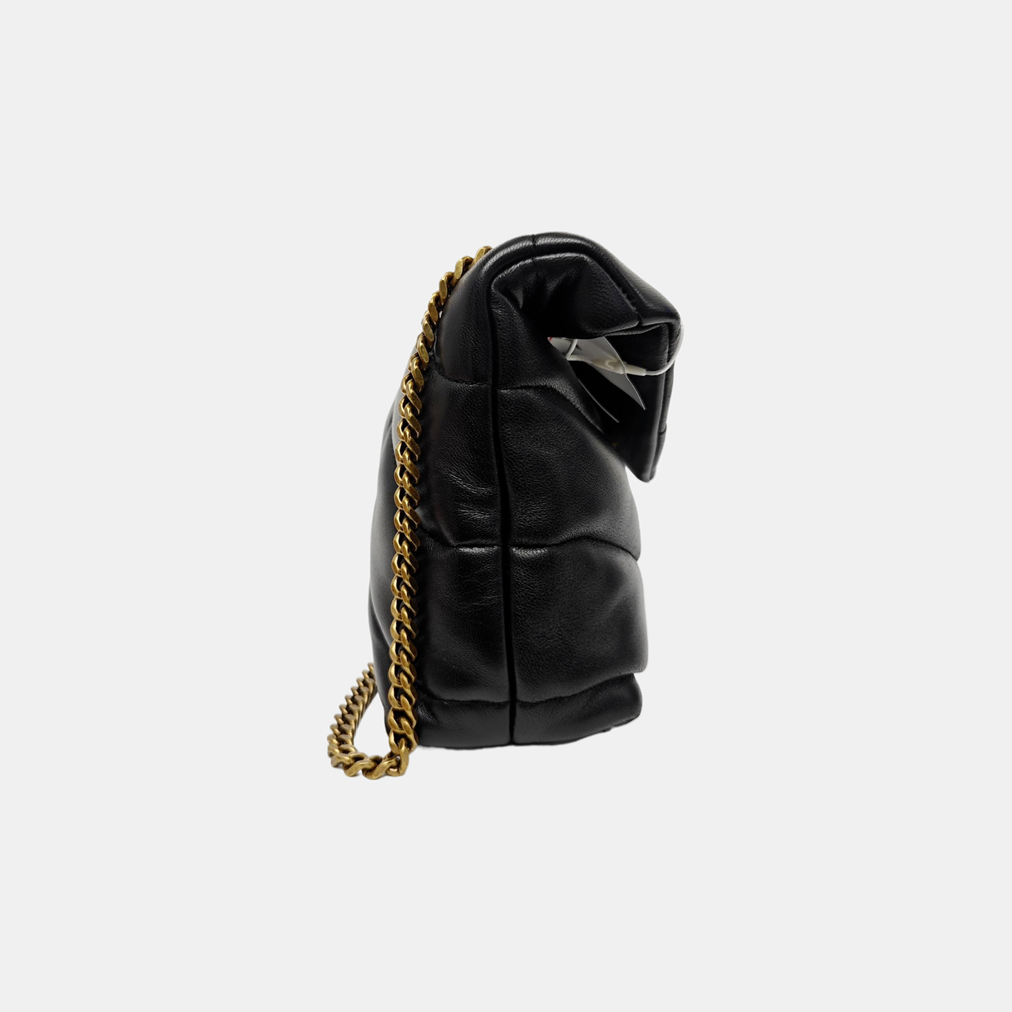 PUFFER Small Quilted Lambskin Black