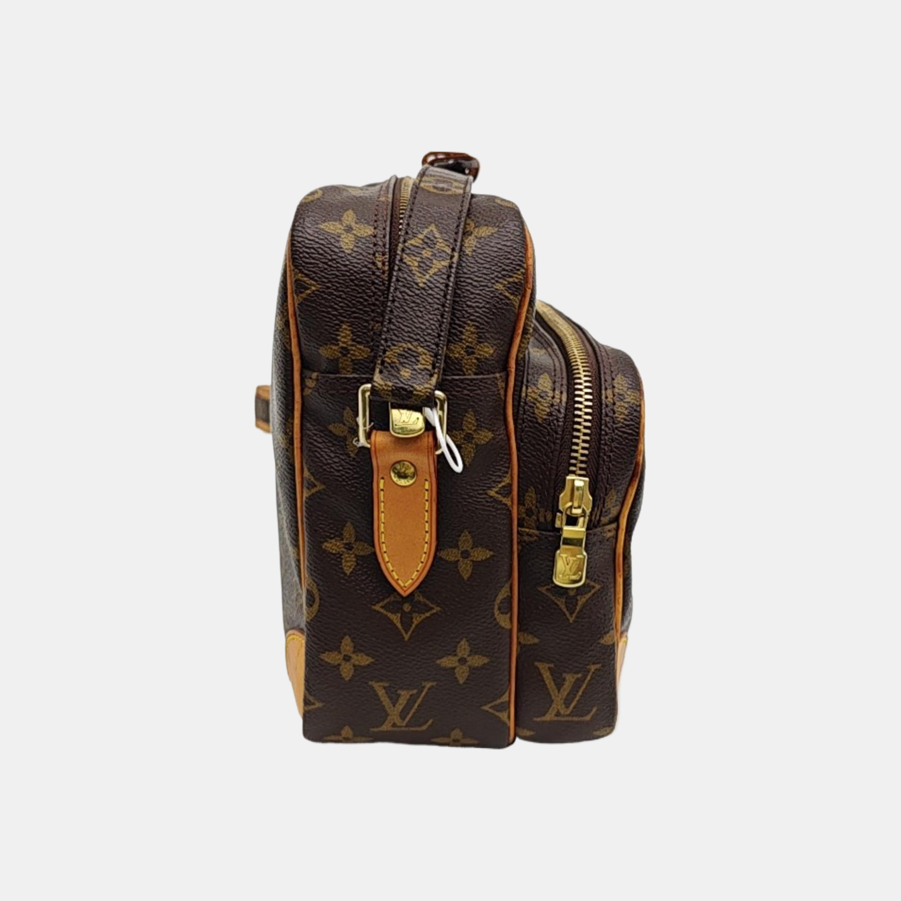 Nile Monogram Coated Canvas Brown
