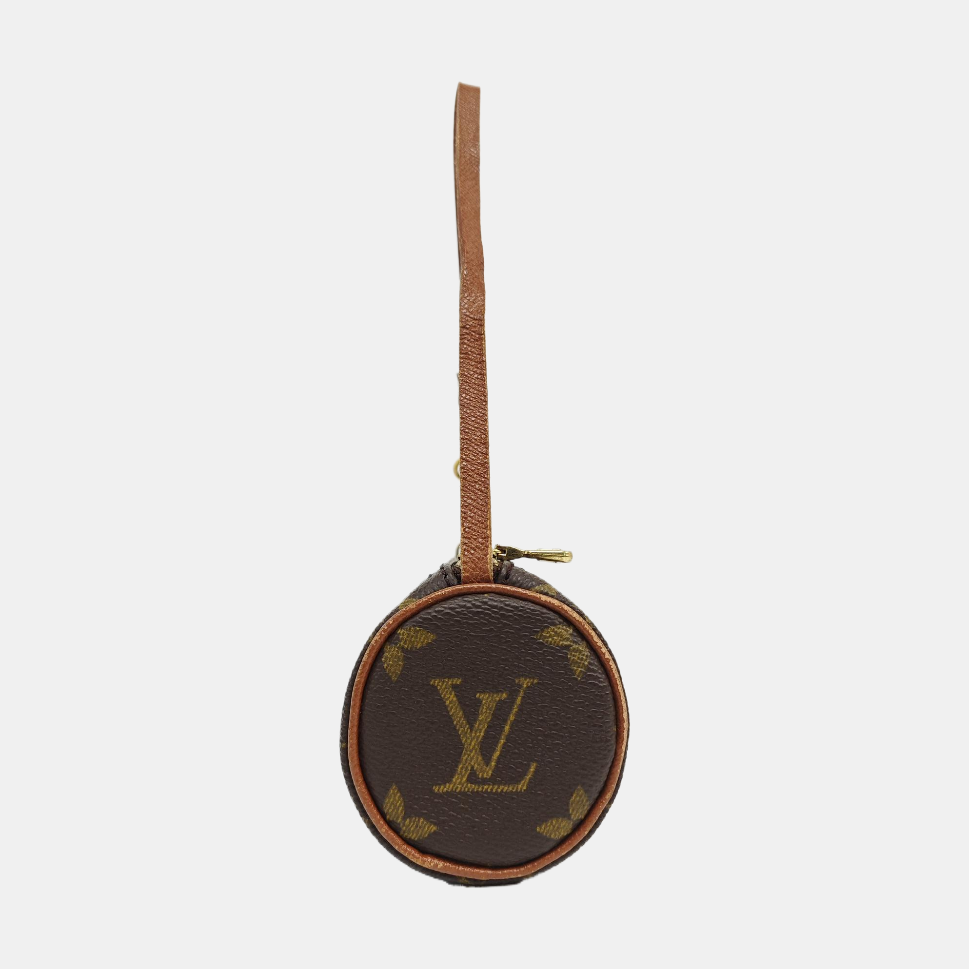 PAPILLON Mini Monogram Coated Canvas Brown