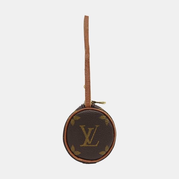 PAPILLON Mini Monogram Coated Canvas Brown