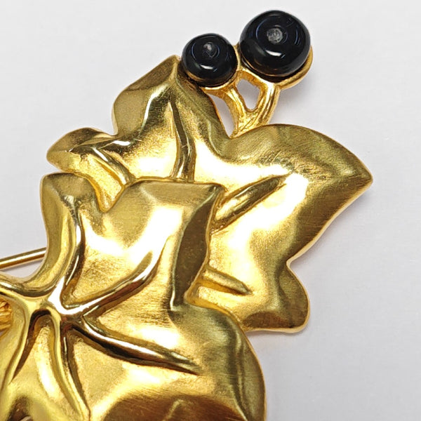 Metal Gold Brooch