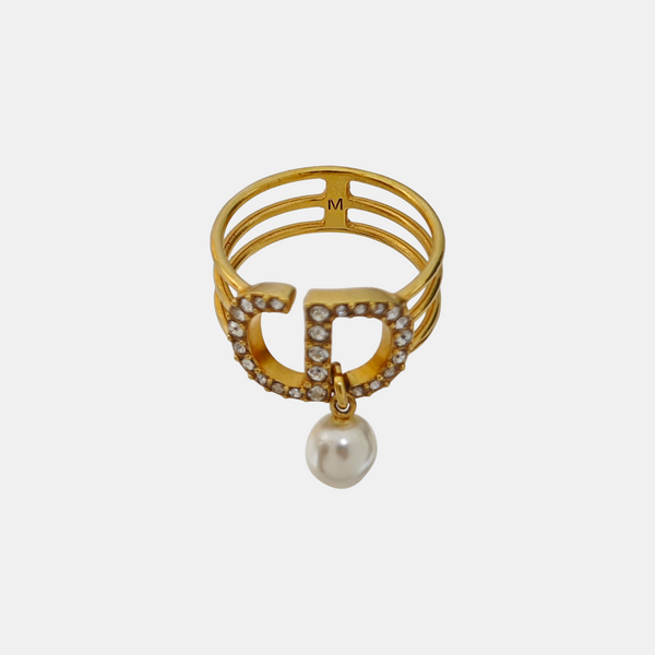 Petit CD Metal Gold Ring EU 51