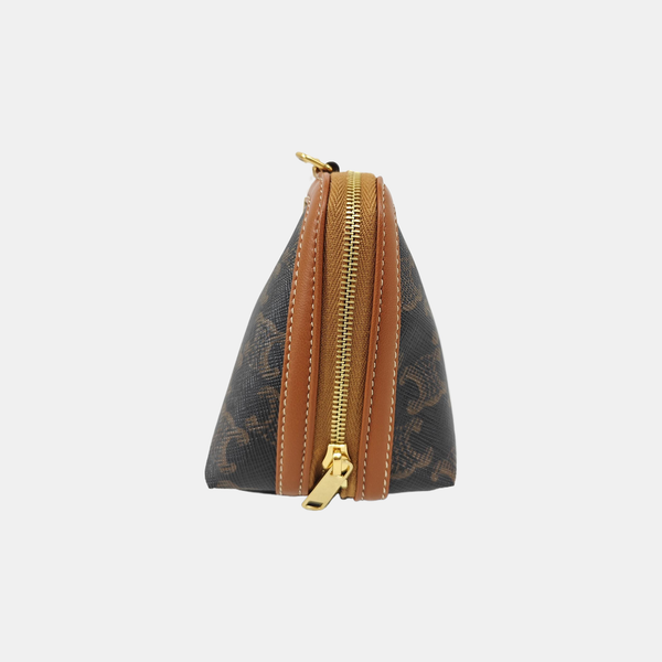 TRIOMPHE Mini Coated Canvas Brown