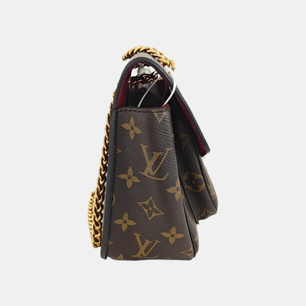 PASSY Monogram Coated Canvas Brown