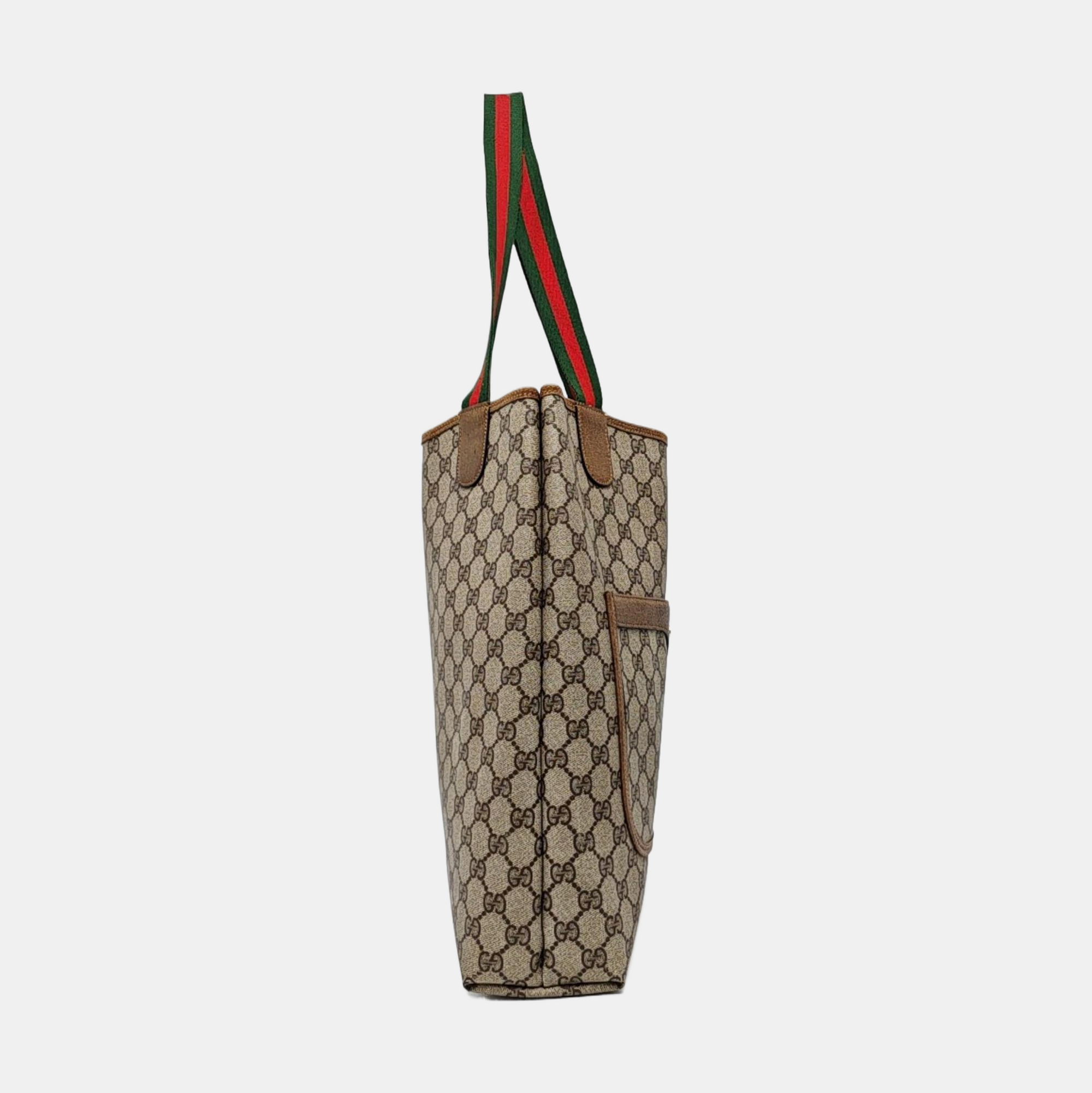 GG Supreme Monogram Coated Canvas Black