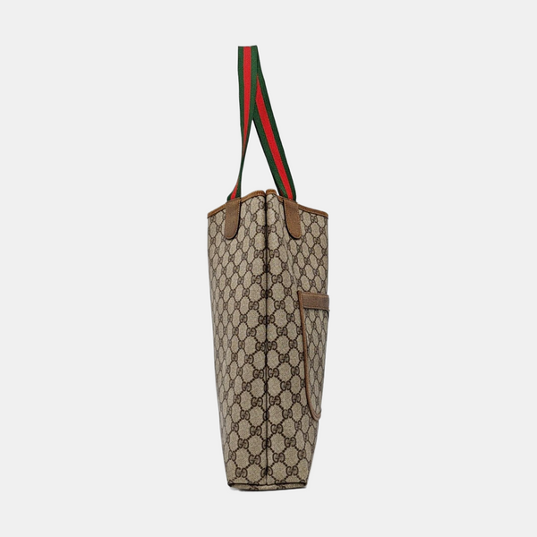 GG Supreme Monogram Coated Canvas Black