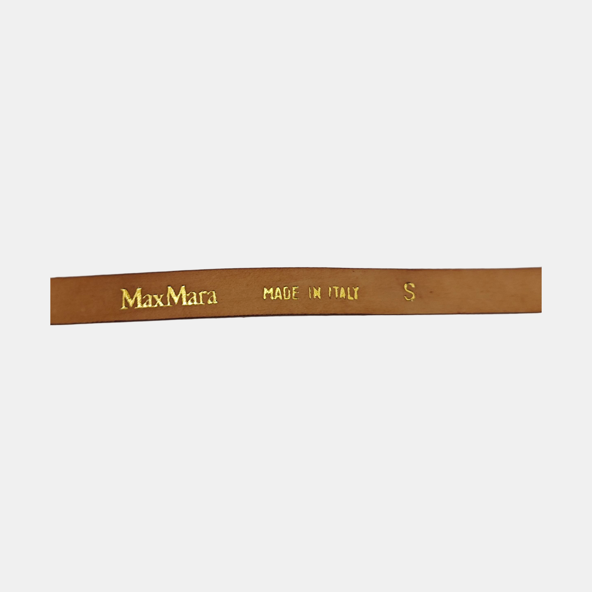 Suede Belt Brown