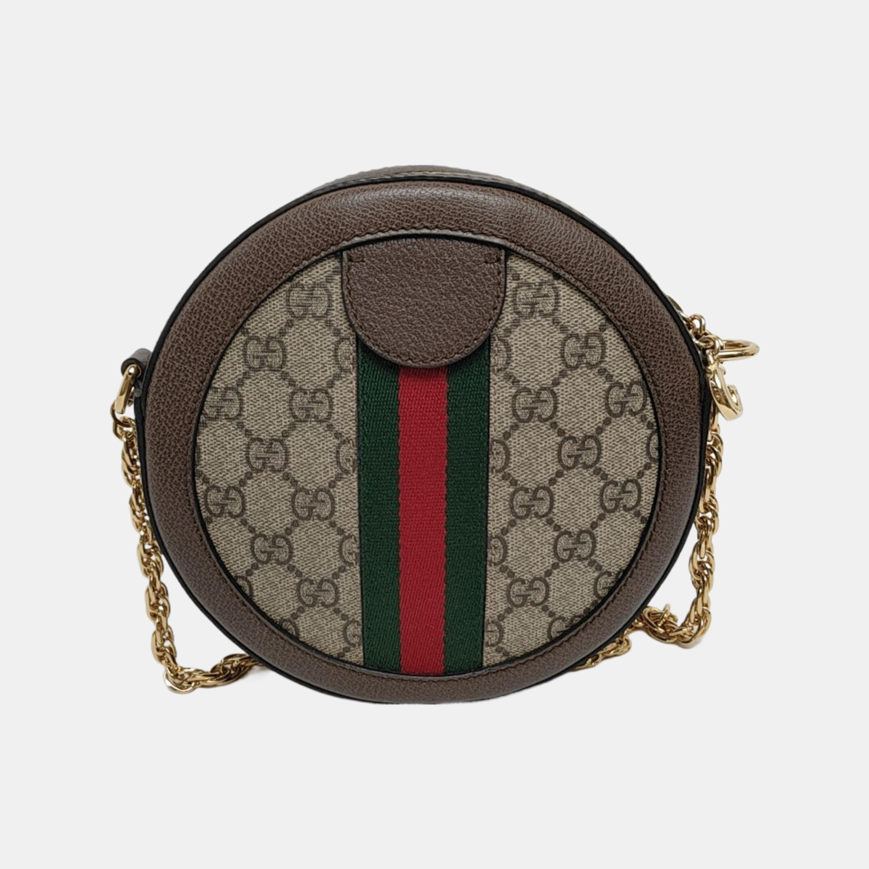 Ophidia Mini Monogram Coated Canvas Beige