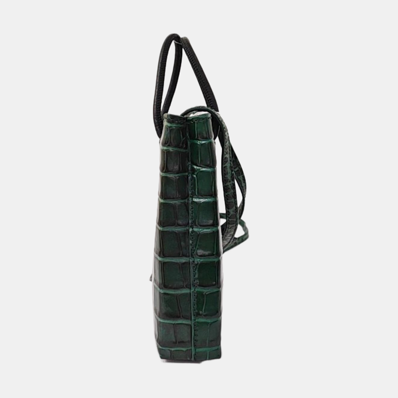 Shopping Bag Calfskin Green