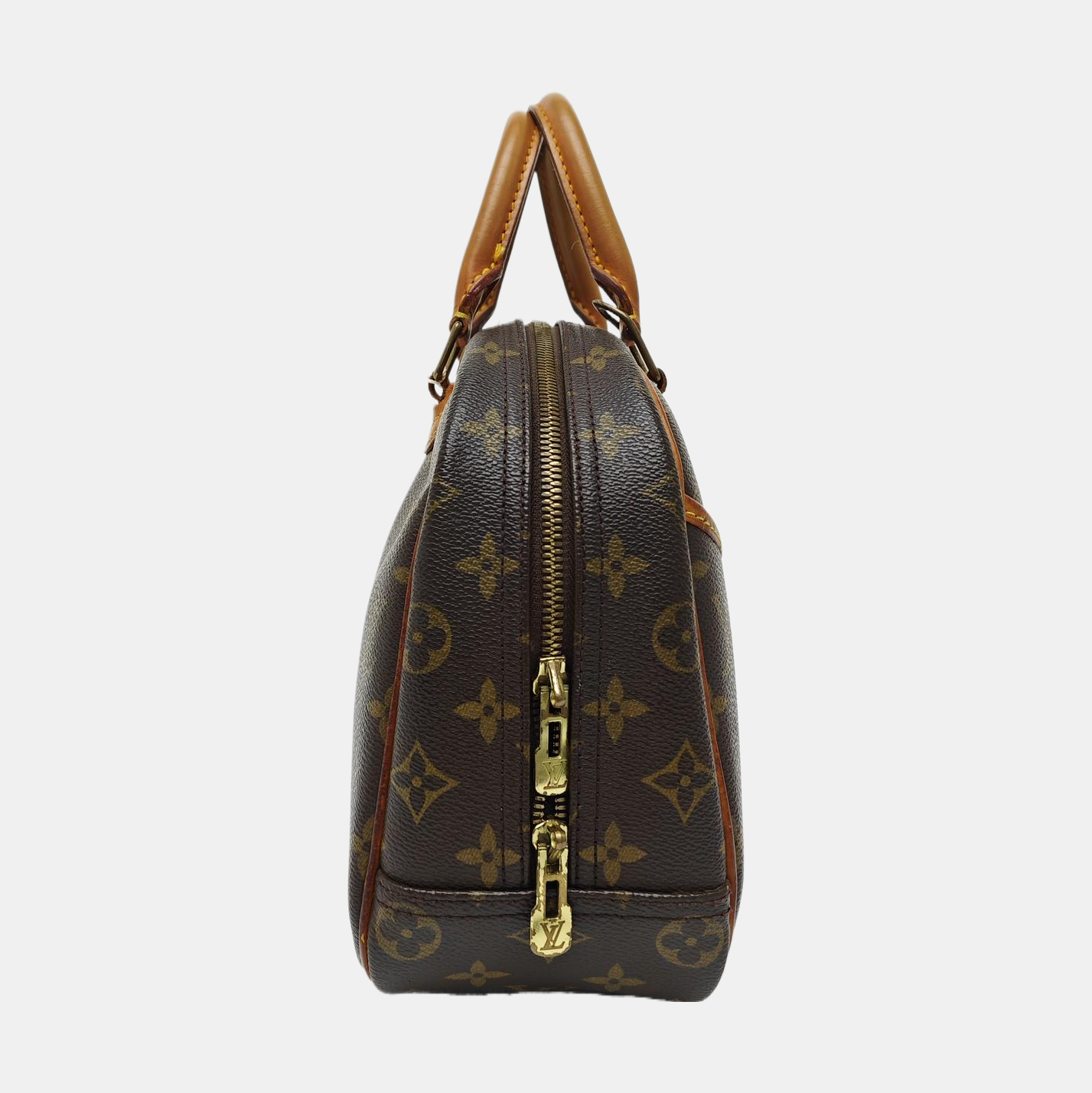 DEAUVILLE Monogram Coated Canvas Brown