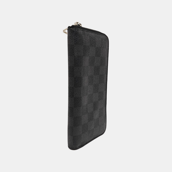 BRAZZA Damier Graphite Coated Canvas Black Wallet