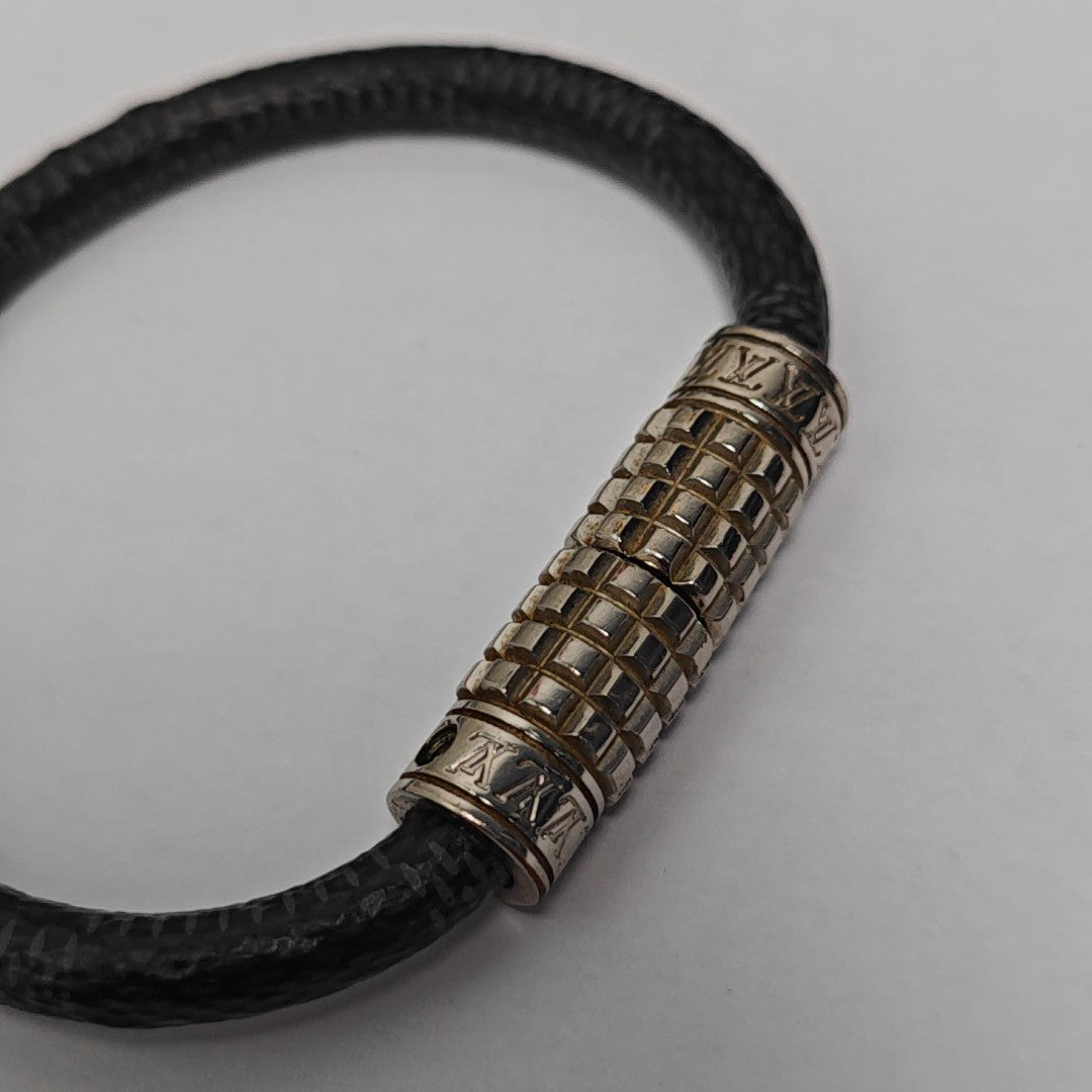 DIGIT Metal Black Bangle
