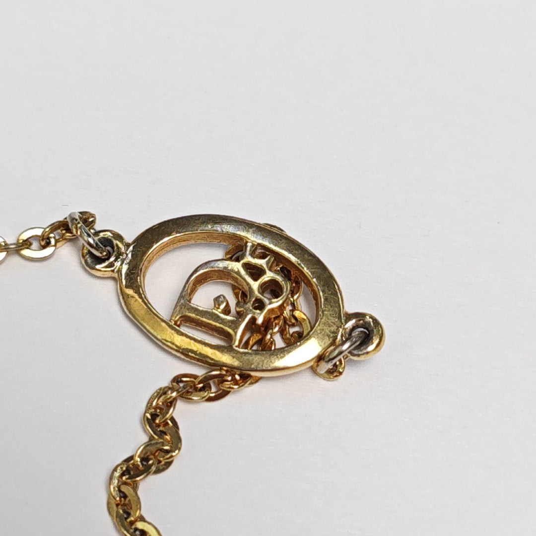 Dior Oblique Metal Gold Bracelet