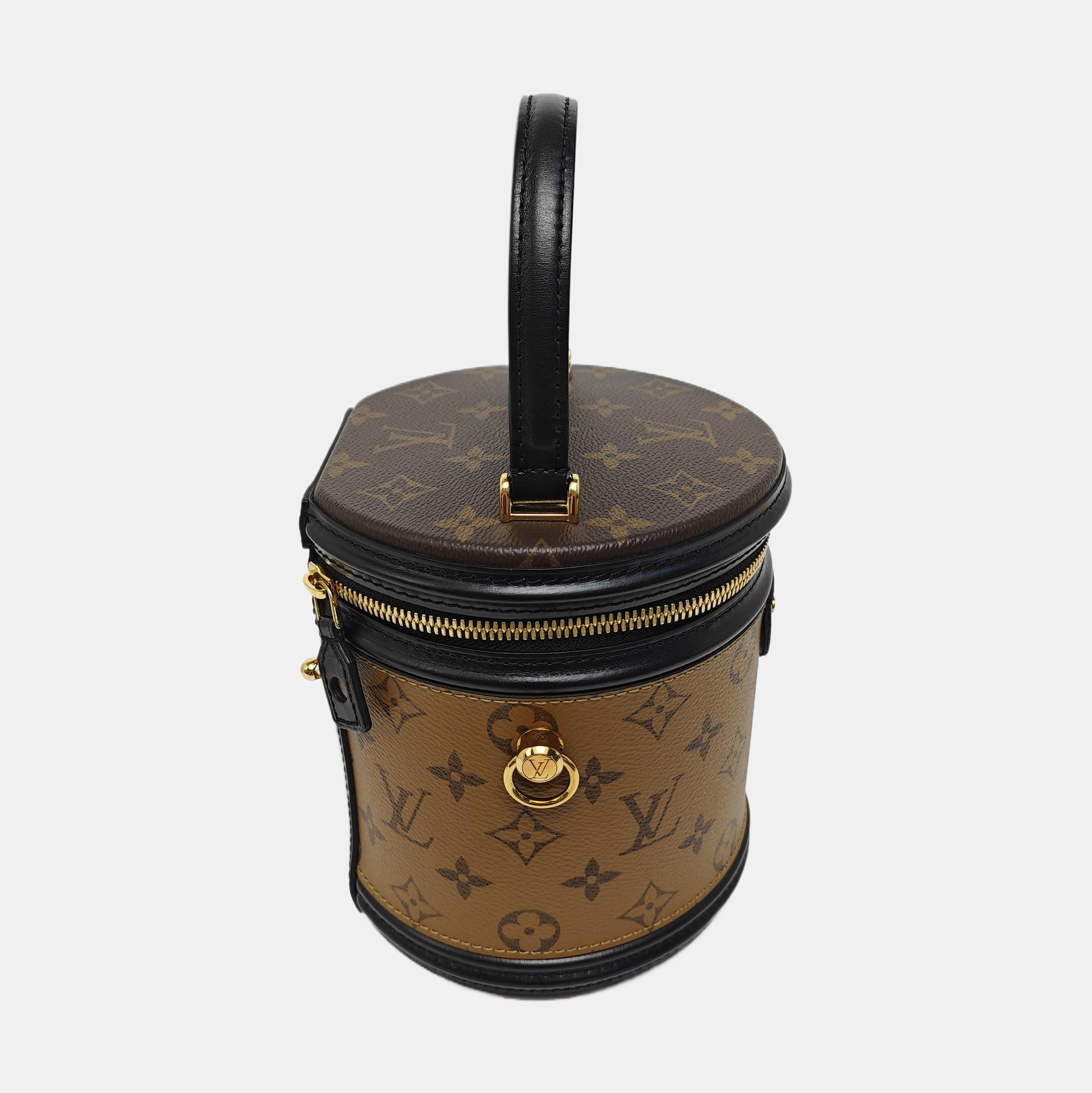 CANNES PM Monogram Coated Canvas Brown