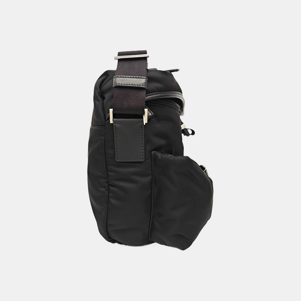 Nylon Shoulder Bag Black