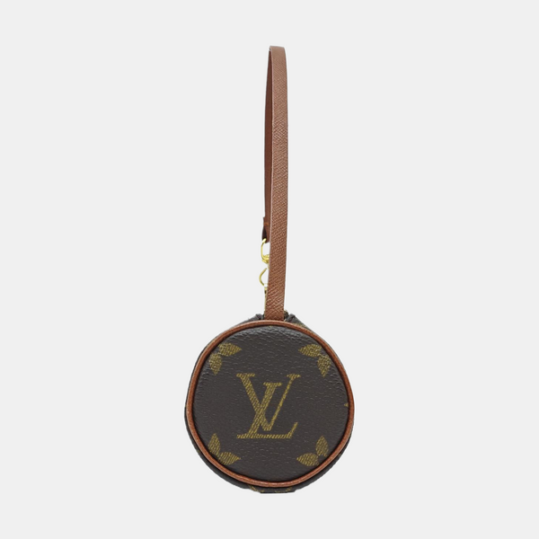 PAPILLON Mini Monogram Coated Canvas Brown