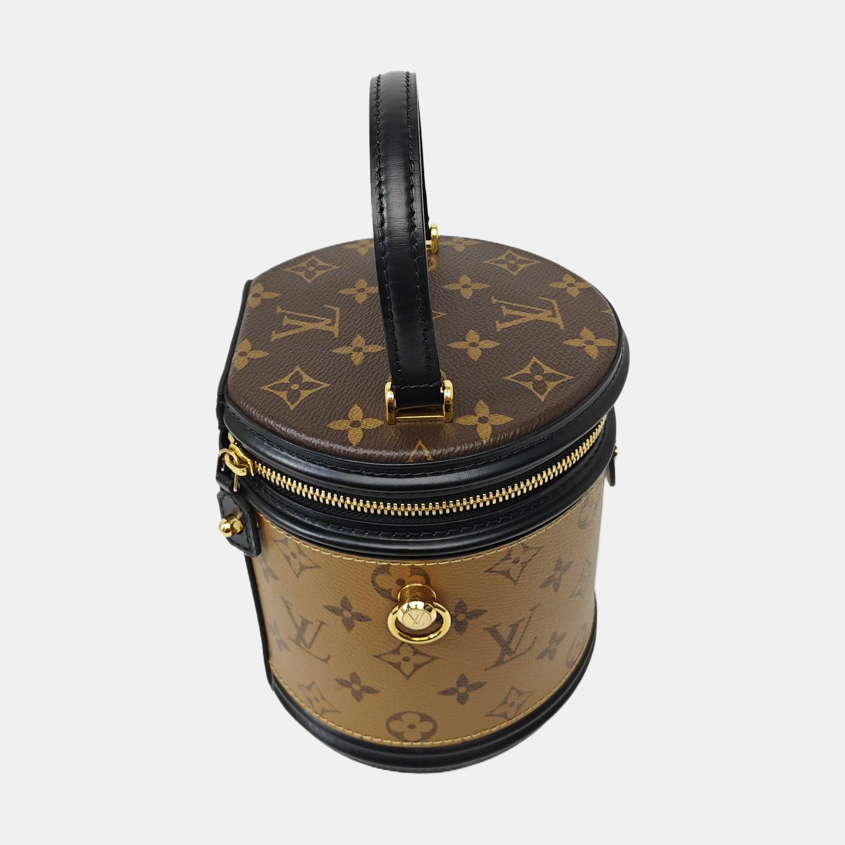 CANNES PM Monogram Coated Canvas Brown