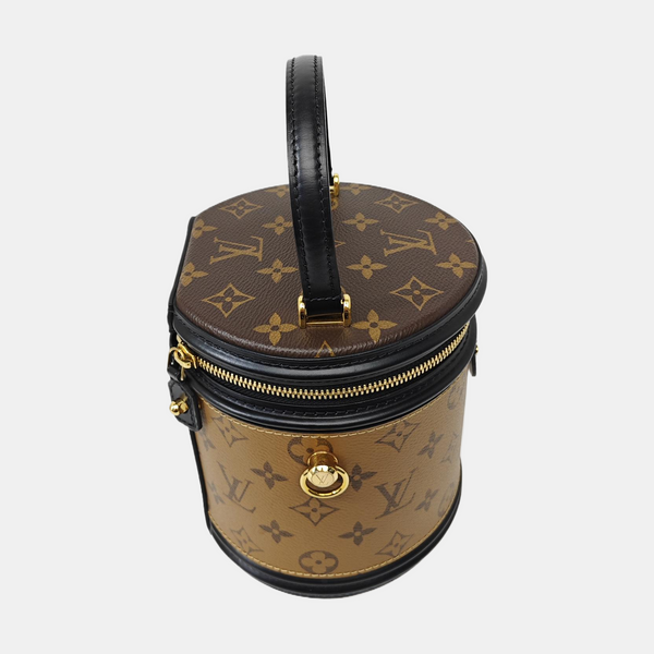 CANNES PM Monogram Coated Canvas Brown