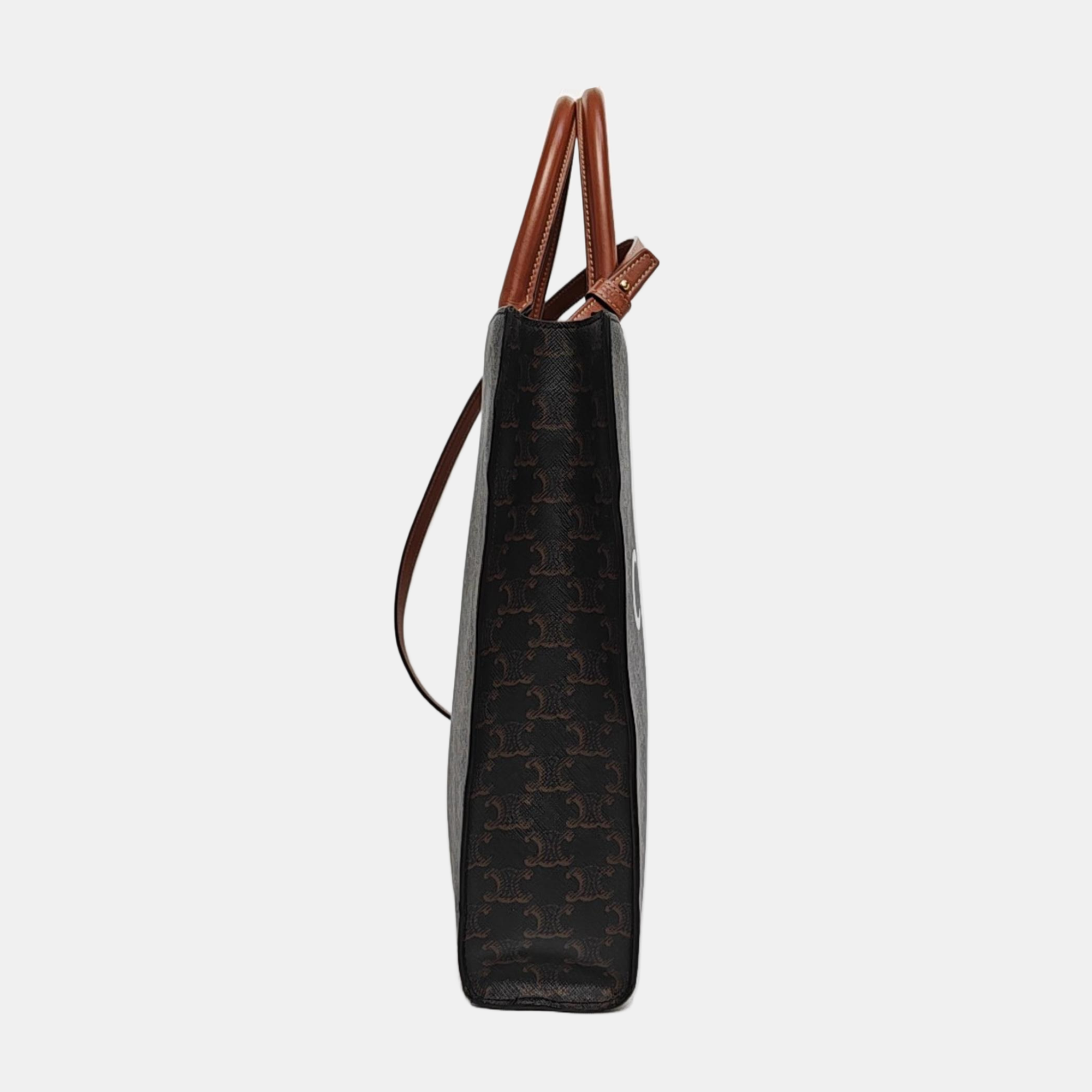 CABAS CELINE Small Coated Canvas Black