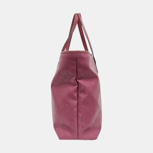 GG Imprime Monogram Coated Canvas Pink