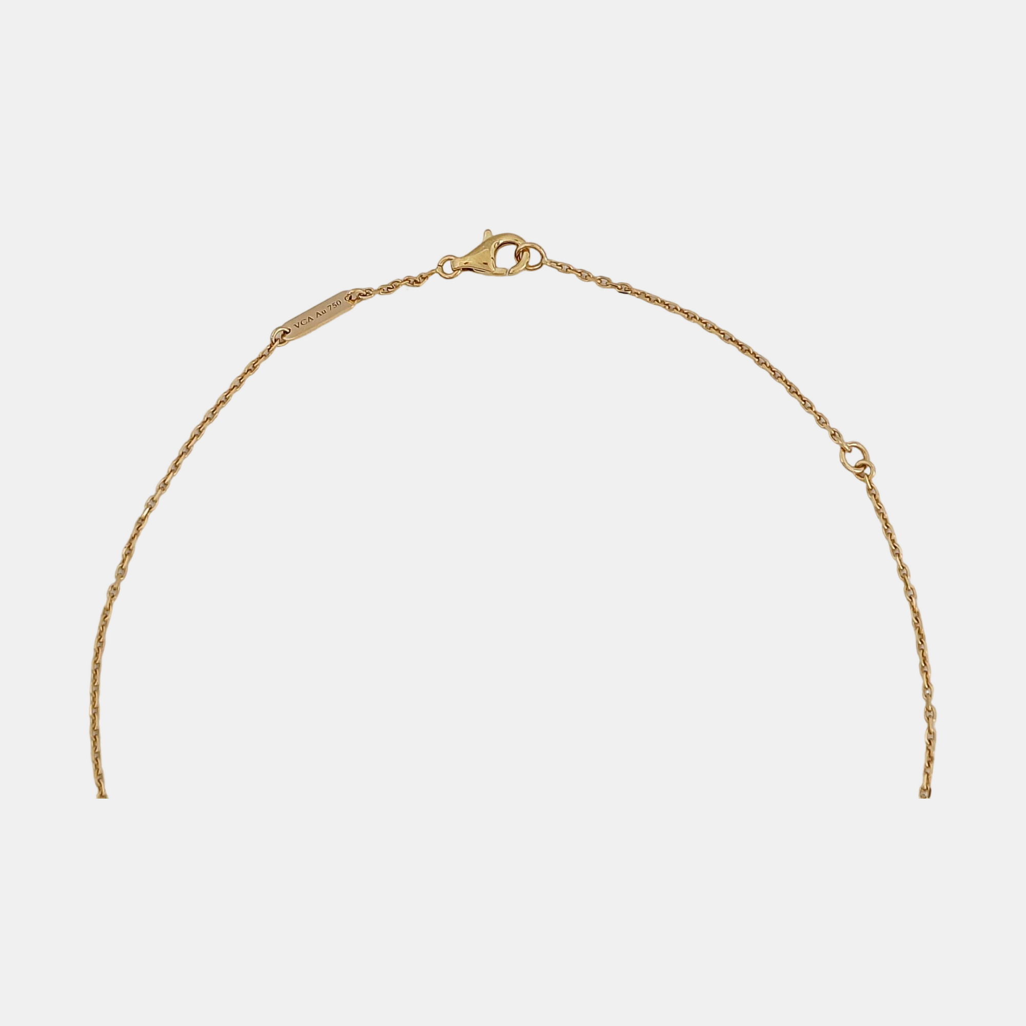 Vintage Alhambra 18k Gold Necklace