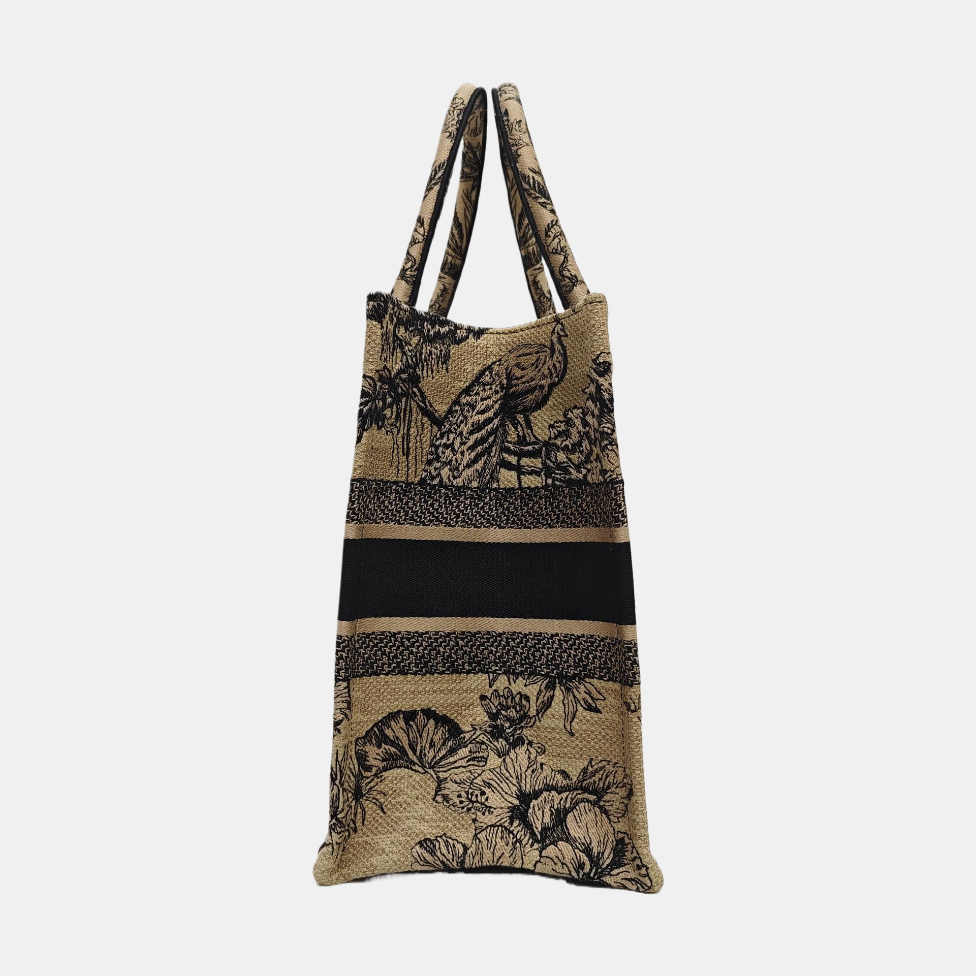 Book Tote Medium Canvas Beige