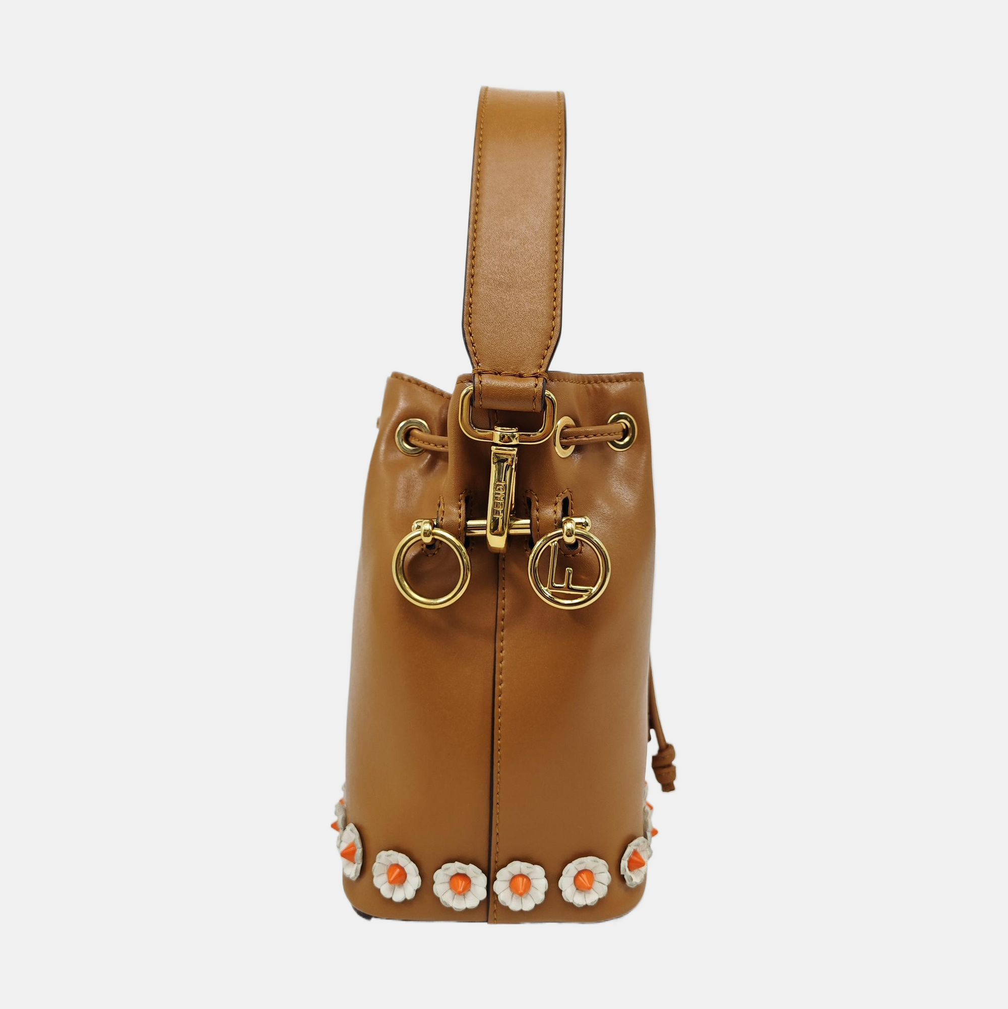 Mon Tresor Mini Calfskin Brown