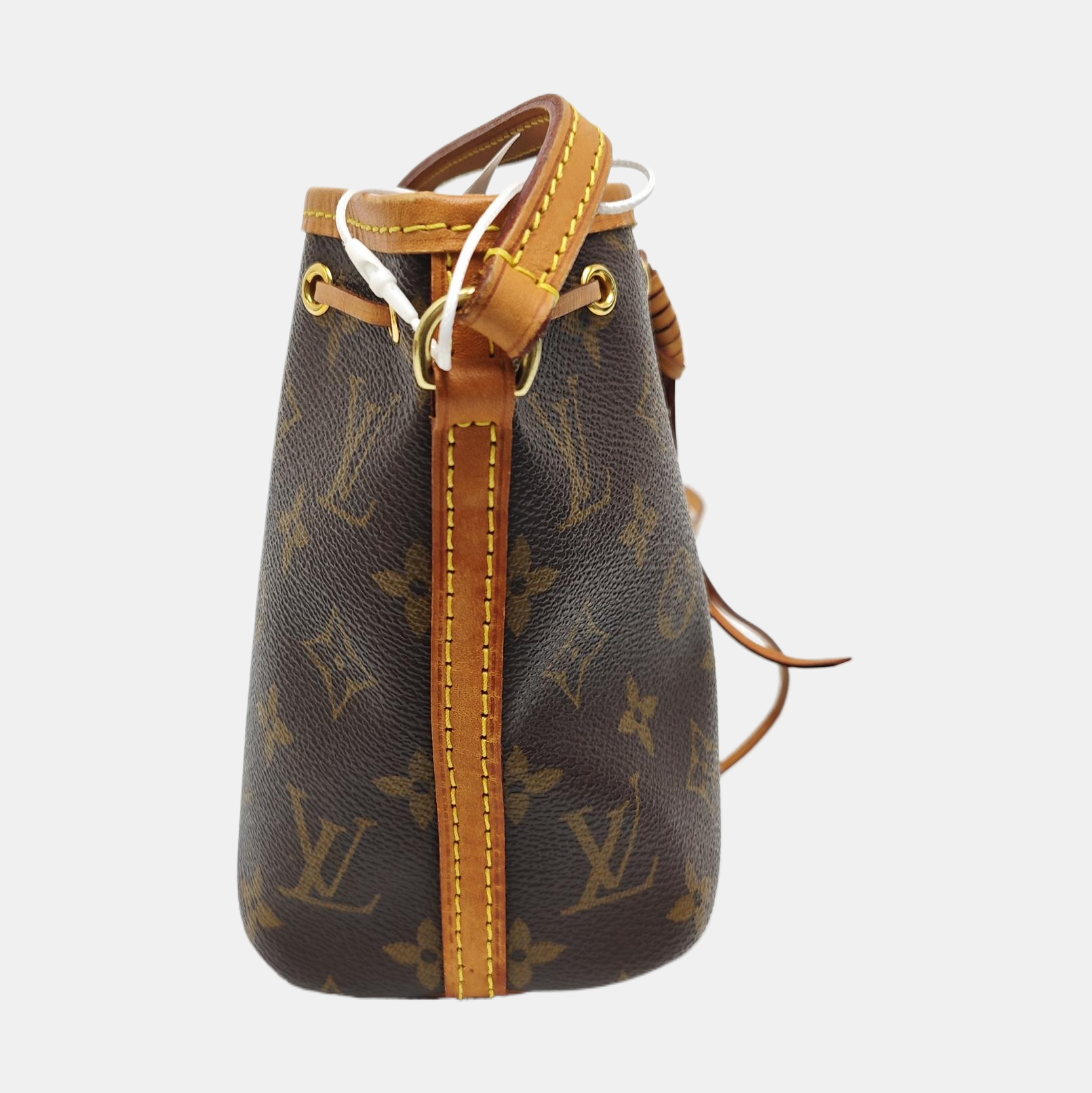 NÉONOÉ Nano Monogram Coated Canvas Brown