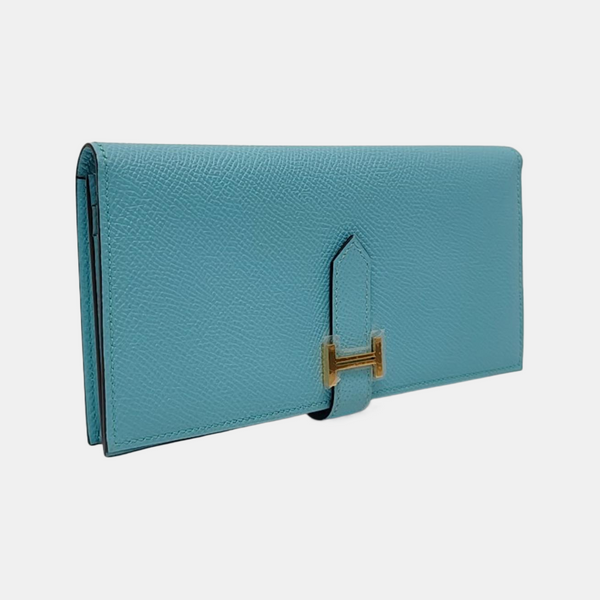Bearn Medium Epsom Blue Wallet