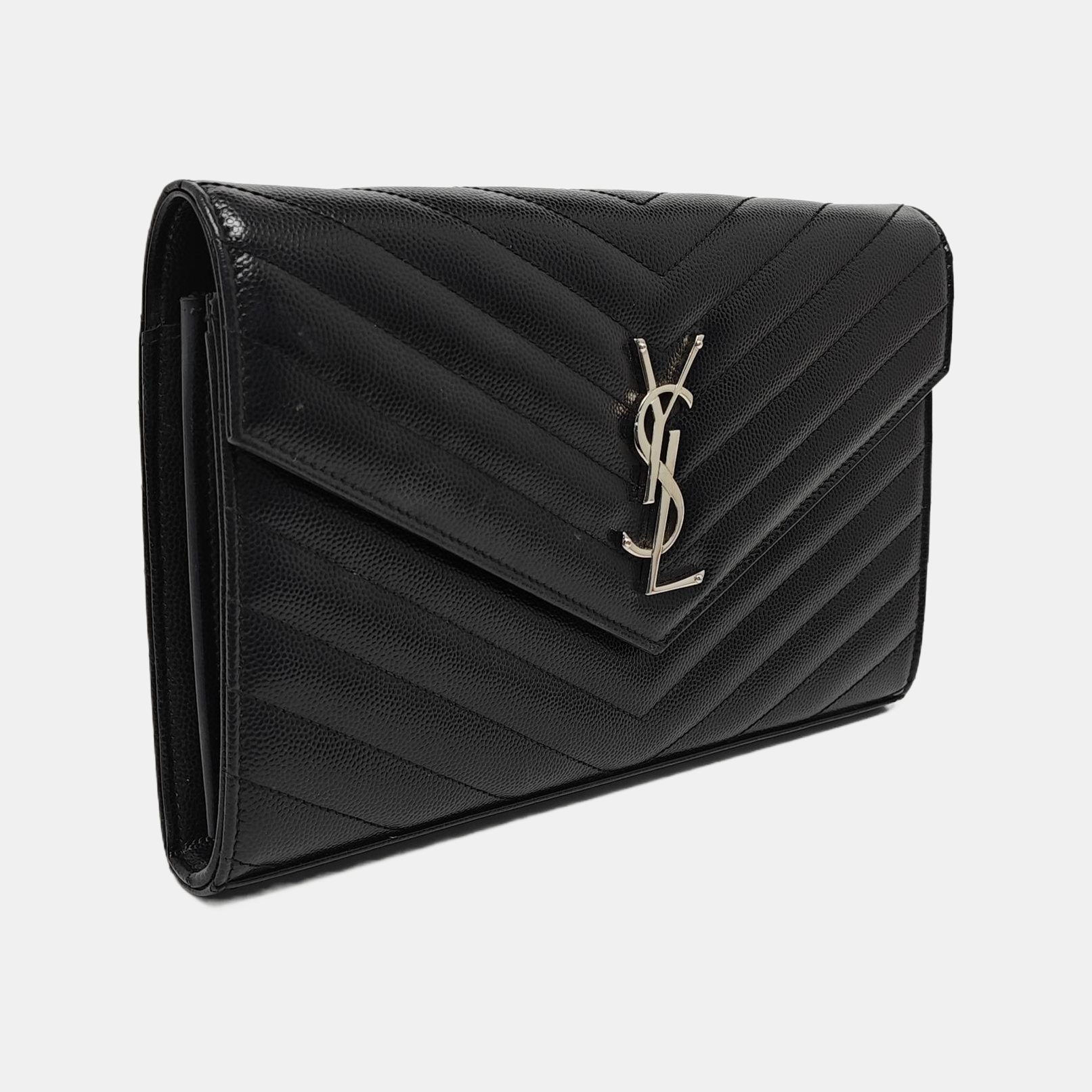 MONOGRAM Medium Chevron Calfskin Black