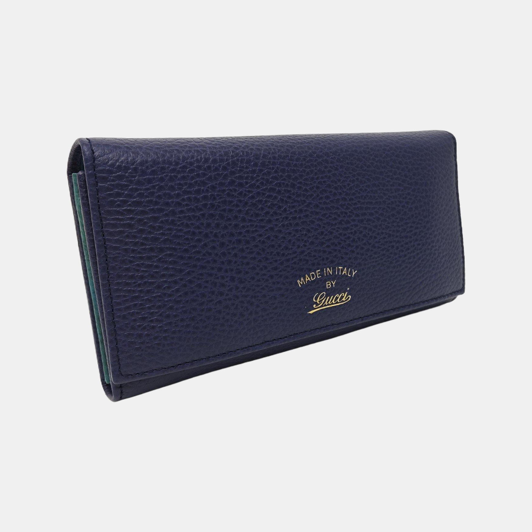 Swing Calfskin Blue Wallet