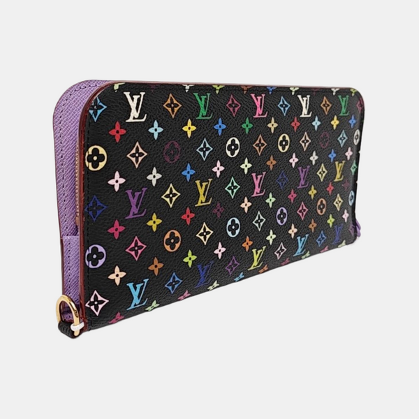 LV × TM ZIPPY Monogram Coated Canvas Black