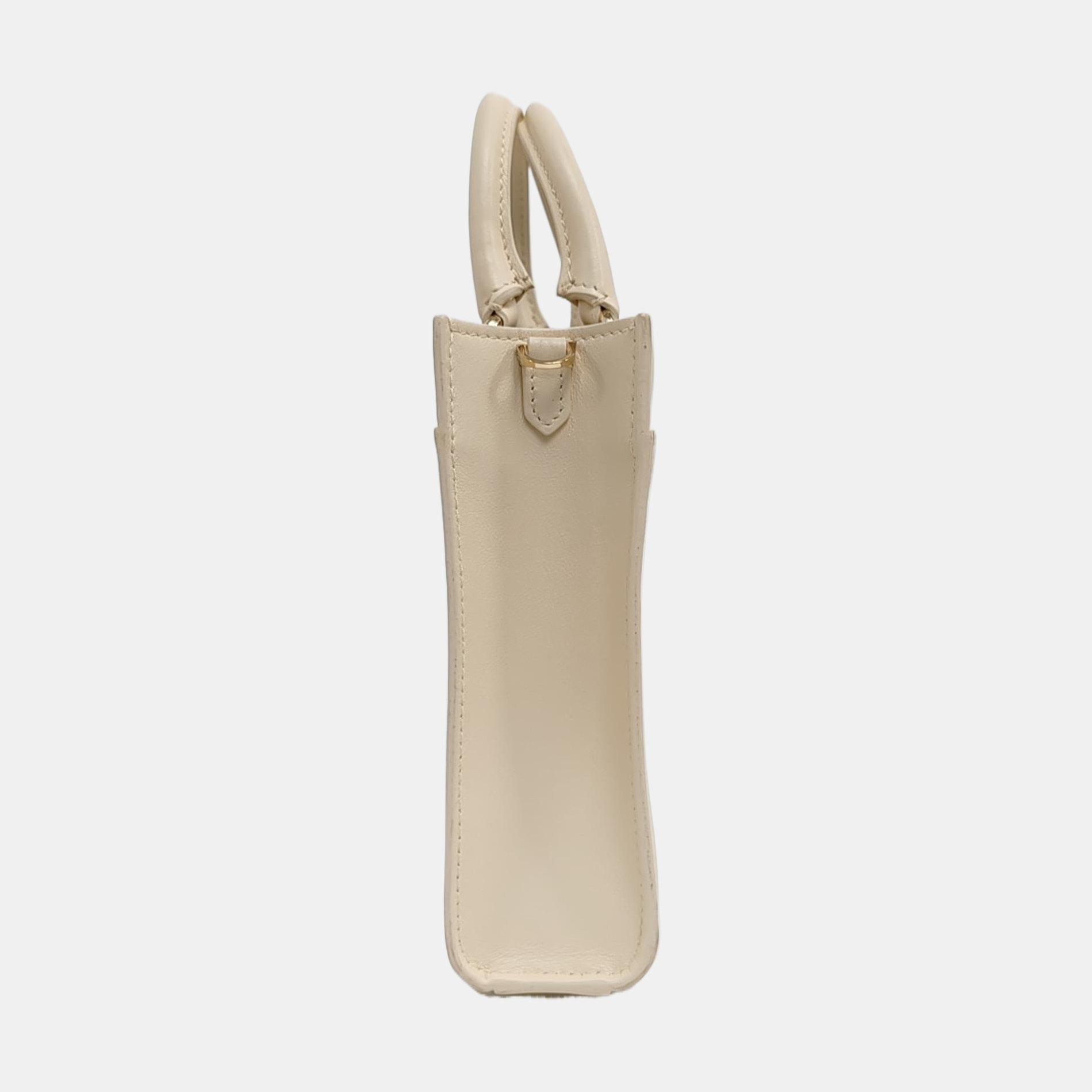 Calfskin Tote Bag Small Beige