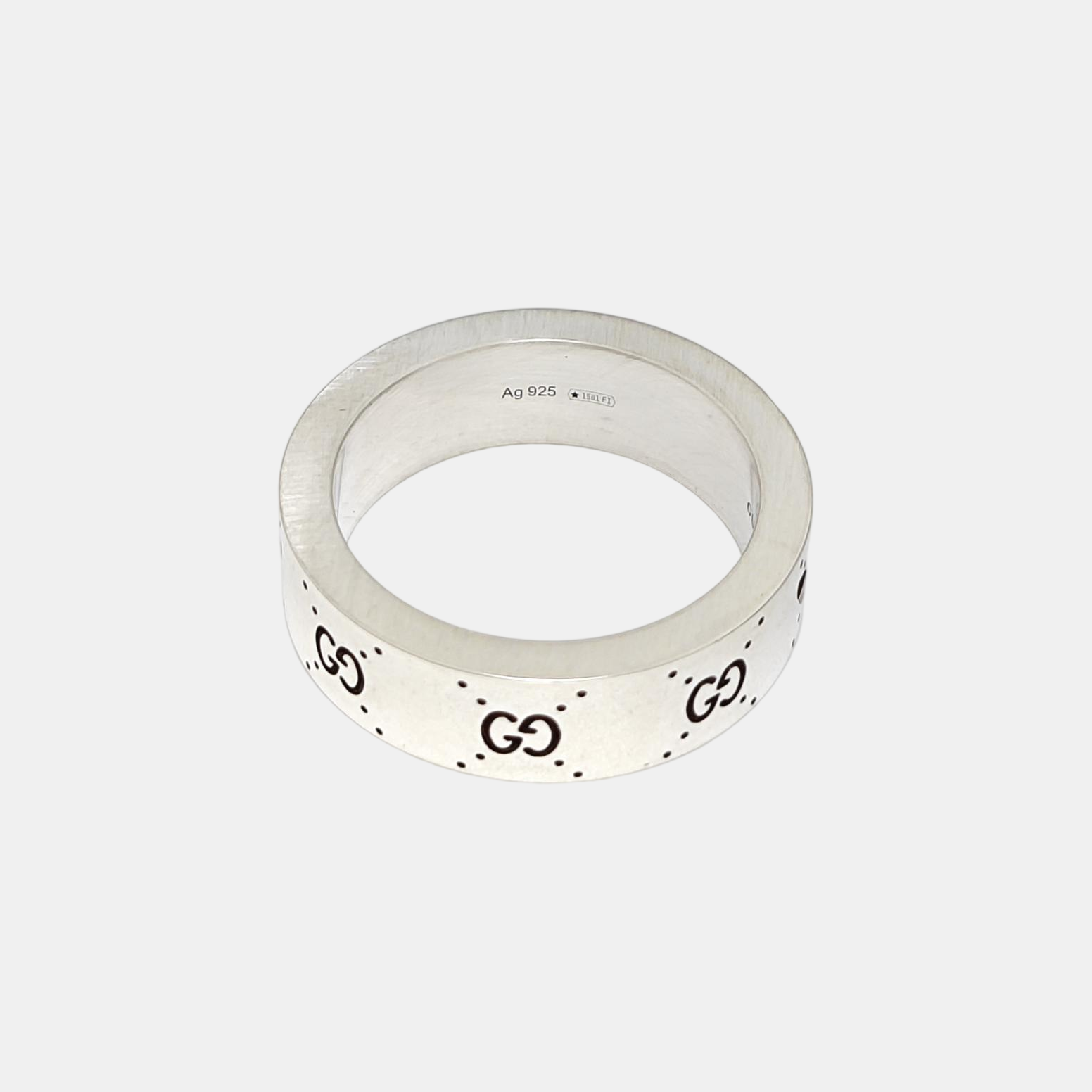 Adidas X Gucci 925 Sterling Silver Ring HK 13