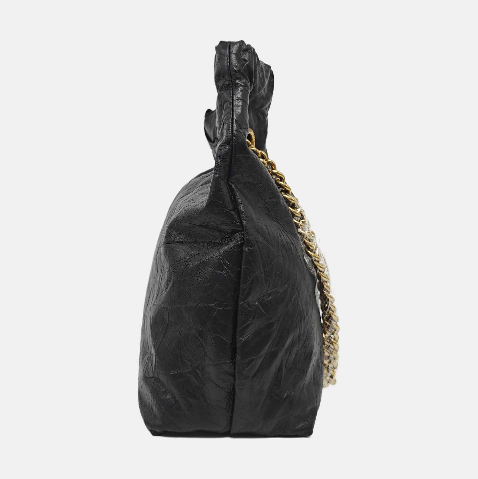 Calfskin Shoulder Bag Black