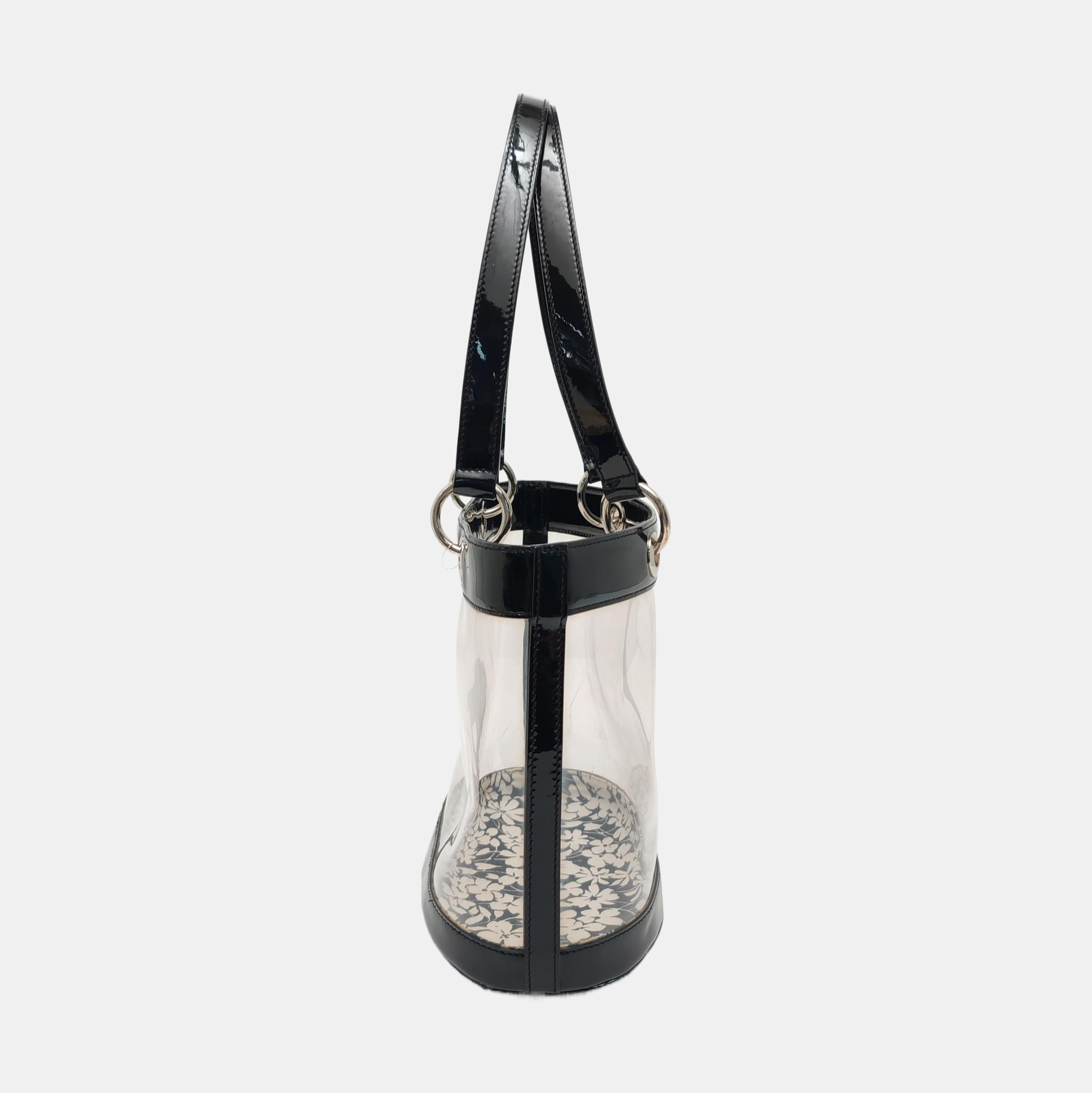 Plastic Top Handle Bag Clear