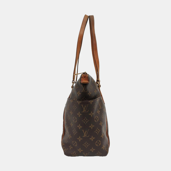 TOTALLY Monogram Coated Canvas Brown