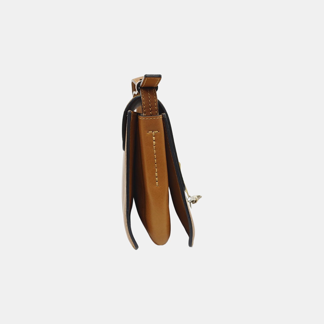 Faye Small Calfskin Brown