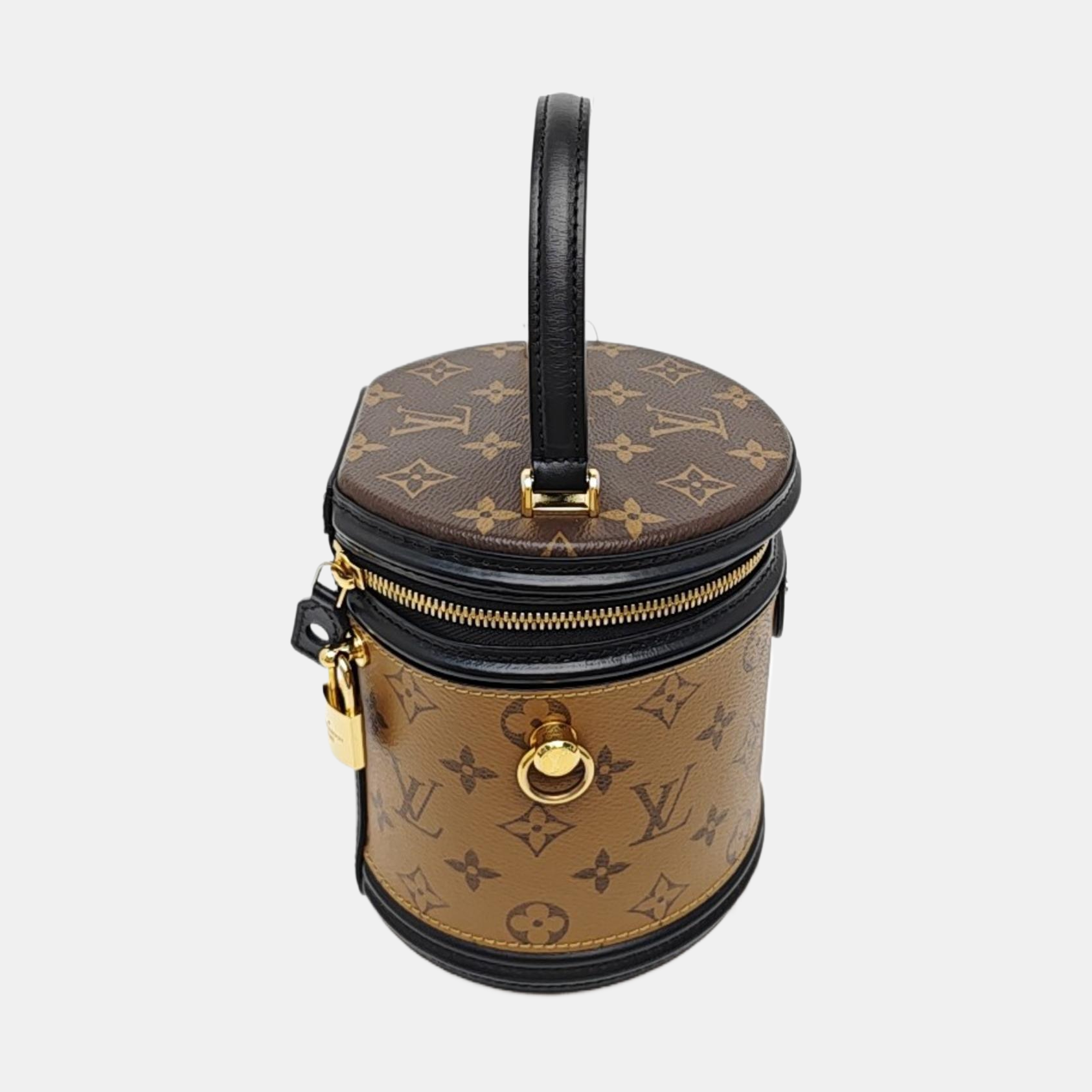 CANNES PM Monogram Coated Canvas Brown