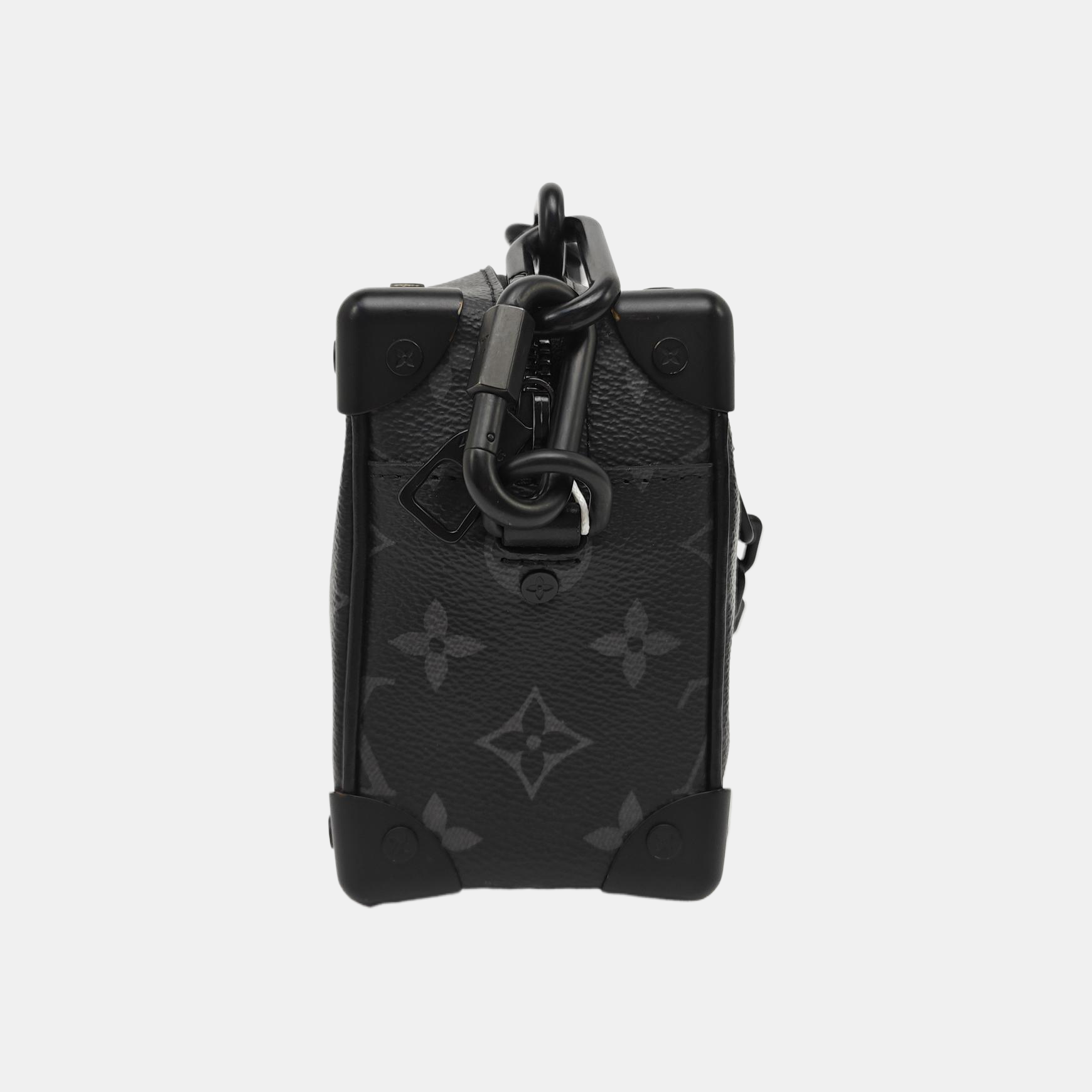 SOFT TRUNK Mini Monogram Coated Canvas Black