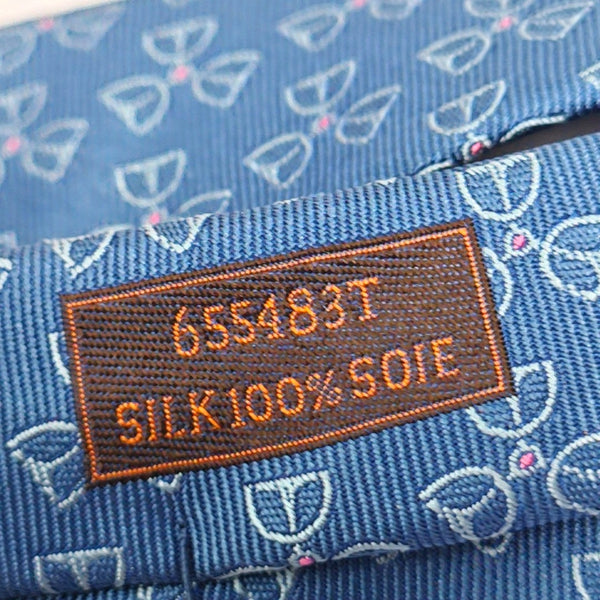 Mulberry Silk Tie Blue